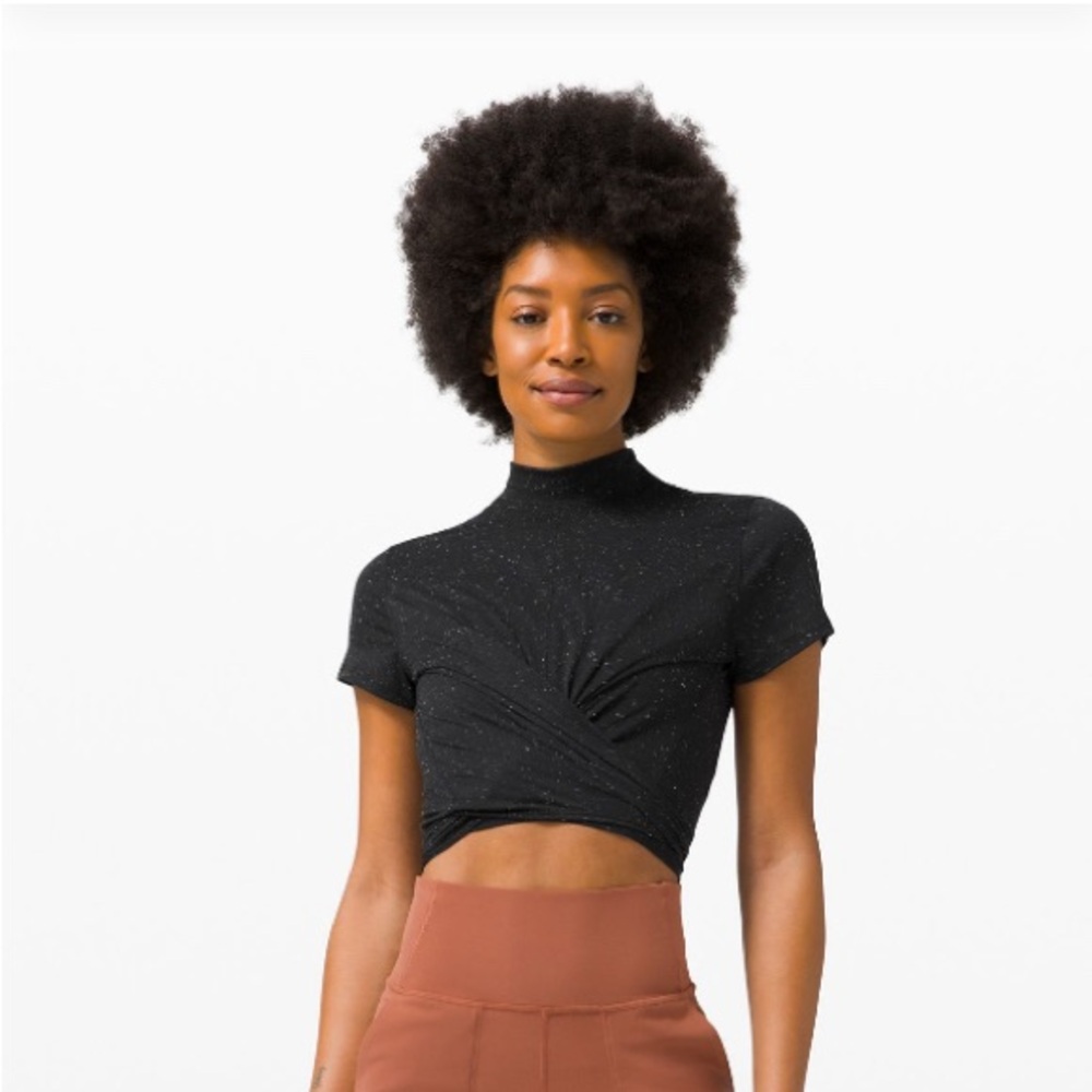 Lululemon - Time to Restore Mock Neck Short Sleeve